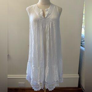 Red Carter White Dress/Coverup